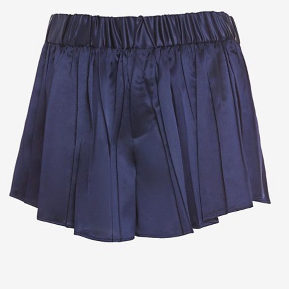 Rag & Bone “Goa” Satin Pleated Shorts - Picture 2 of 5